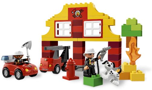 6138-1 My First Lego Duplo Fire Station