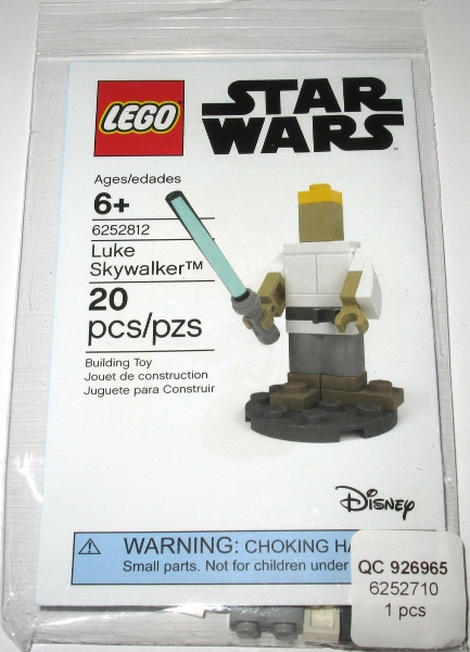 6252812-1 Luke Skywalker, Legoland Parks Promotional Exclusive