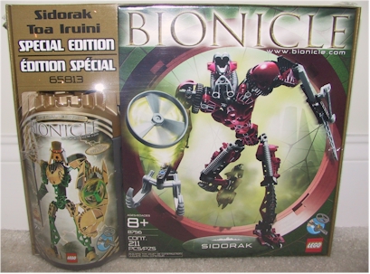 65813-1 Special Edition Co-Pack with Sidorak and Toa Iruini (8756, 8762)