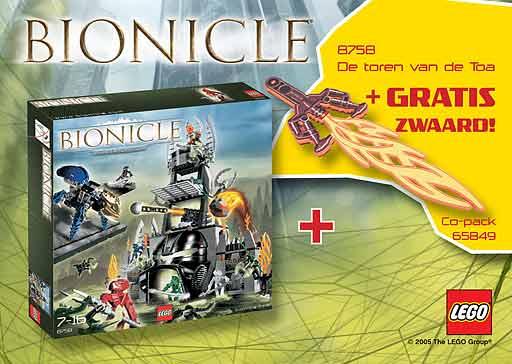 65849-1 Bionicle Co-Pack (contains 8758 and 851097)