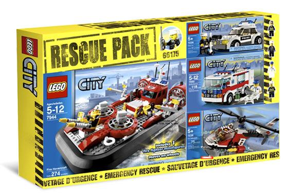 66175-1 City Rescue Pack (7236, 7238, 7890, 7944)