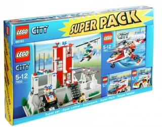 66193-1 City Super Pack (7890, 7892, 7902, 7903)