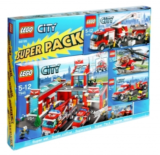 66195-1 City Super Pack (7238, 7239, 7241, 7942, 7945)