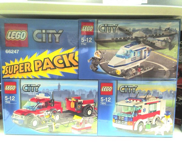 66247-1 City Super Pack (7741, 7890, 7942)