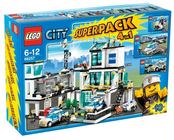 66257-1 City Super Pack 4 in 1 (7235, 7236, 7741, 7744)