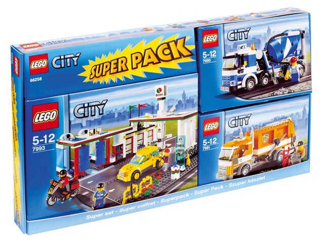 66258-1 City Super Pack (7990, 7991, 7993)