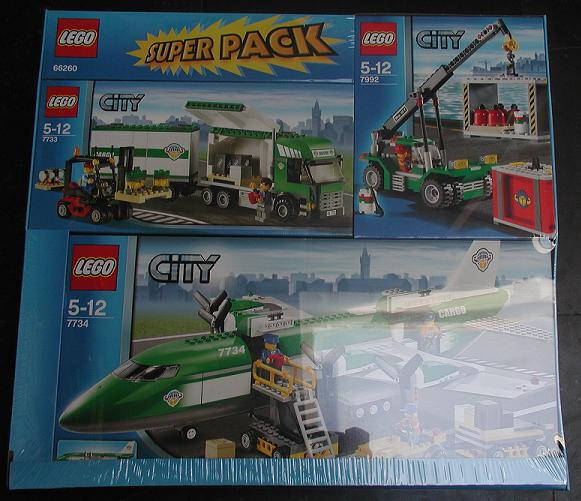 66260-1 City Super Pack (7733, 7734, 7992)