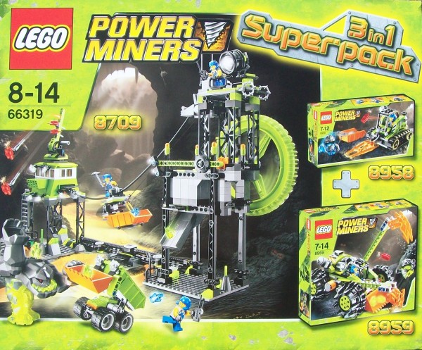 66319-1 Power Miners Super Pack 3 in 1 (8709, 8958, 8959)