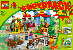 66321-1 Duplo Super Pack 4 in 1 (4962, 4972, 5632, 5635)