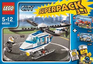 66329-1 City Super Pack 3 in 1 (7236, 7741, 7942)