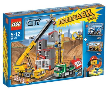 66331-1 City Super Pack 3 in 1 (7630, 7633, 7990)