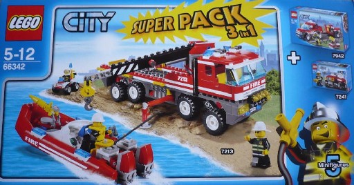 66342-1 City Super Pack 3 in 1 (7213, 7241, 7942)