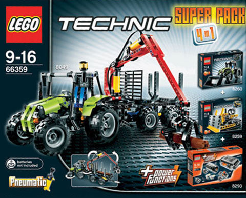 66359-1 Technic Super Pack 4 in 1 (8049, 8259, 8260, 8293)