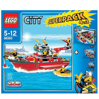 66360-1 City Super Pack 4 in 1 (7207, 7213, 7241, 7942)