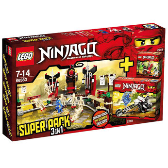 66383-1 Ninjago Super Pack 3 in 1 (2258, 2259, 2519)