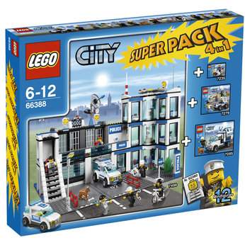 66388-1 City Super Pack 4 in 1 (7498, 7235, 7279, 7285)