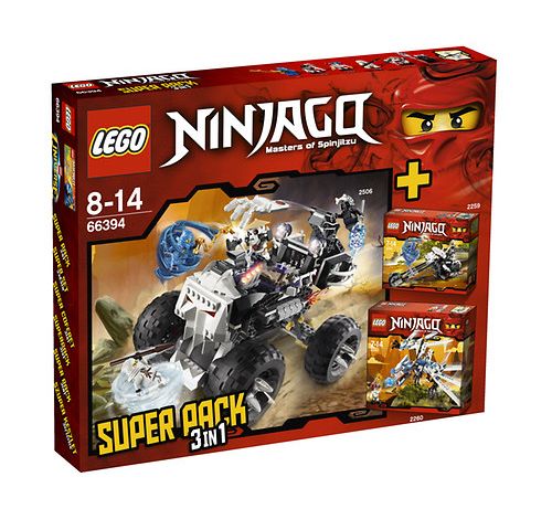 66394-1 Ninjago Super Pack 3 in 1 (2506, 2259, 2260)