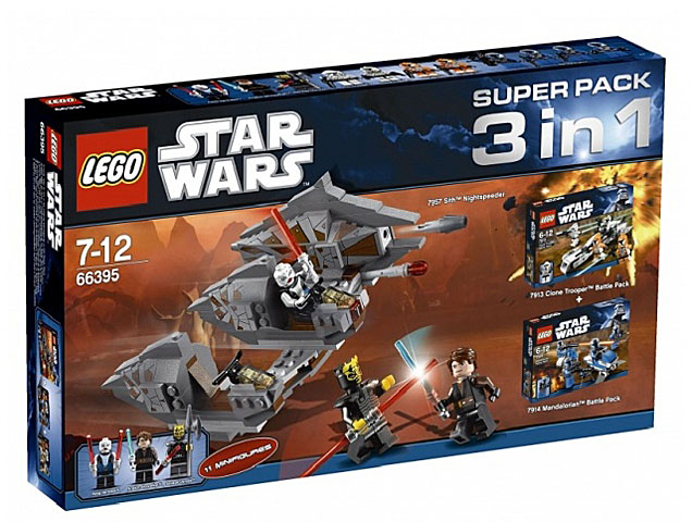 66395-1 Star Wars Super Pack 3 in 1 (7957, 7913, 7914)