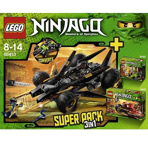 66410-1 Ninjago Super Pack 3 in 1 (9440, 9441, 9444)