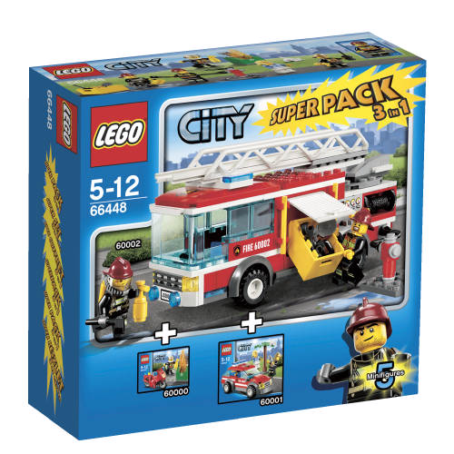 66448-1 City Super Pack 3 in 1 (60000, 60001, 60002)