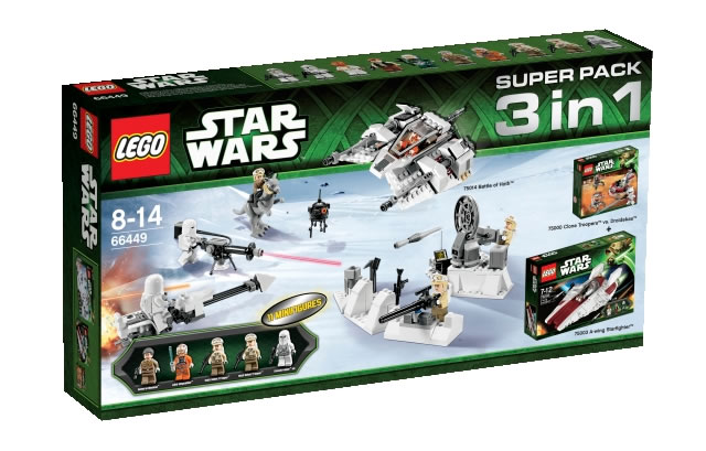 66449-1 Star Wars Super Pack 3 in 1 (75000, 75003, 75014)