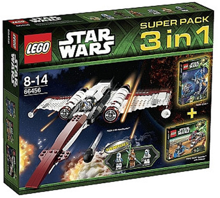 66456-1 Star Wars Super Pack 3 in 1 (75002, 75004, 75012)