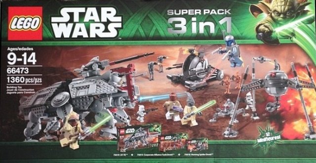 66473-1 Star Wars Super Pack 3 in 1 (75015, 75016, 75019)