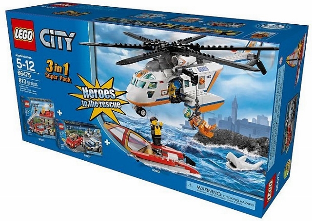 66475-1 City Super Pack 3 in 1 (60003, 60007, 60013)