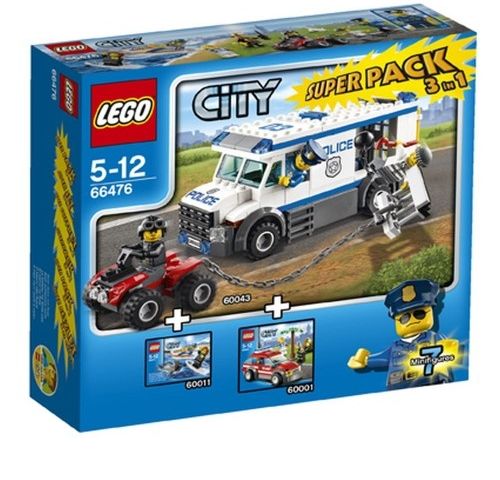 66476-1 City Super Pack 3 in 1 (60001, 60011, 60043)