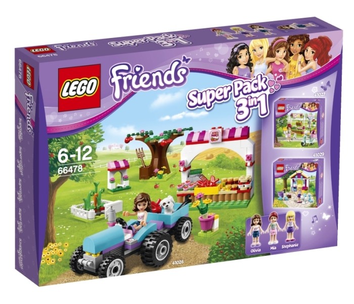 66478-1 Friends Super Pack 3 in 1 (41026, 41027, 41029)