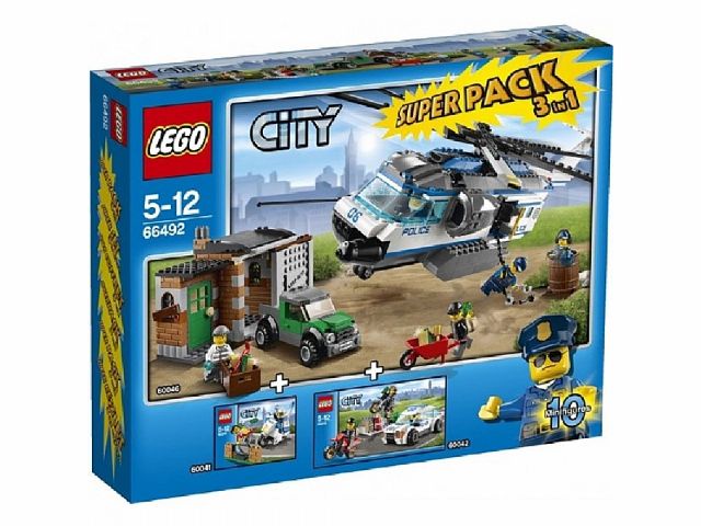 66492-1 City Super Pack 3 in 1 (60041, 60042, 60046)