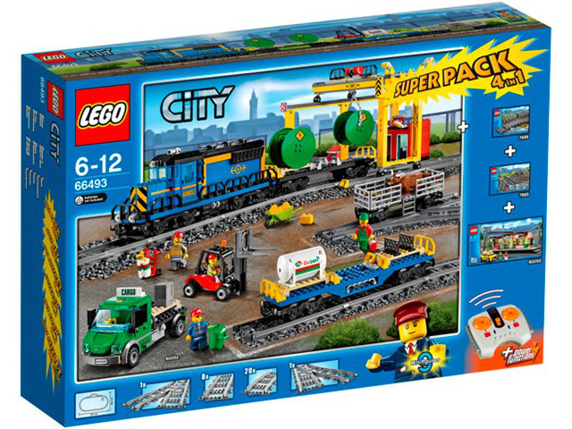 66493-1 City Super Pack 4 in 1 (60050, 60052, 7499, 7895)