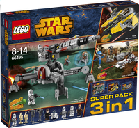 66495-1 Star Wars Super Pack 3 in 1 (75037, 75038, 75045)