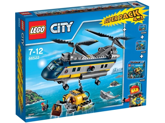 66522-1 City Super Pack 4 in 1 (60090, 60091, 60092, 60093)