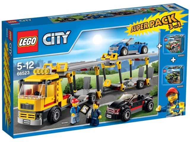 66523-1 City Super Pack 3 in 1 (60053, 60055, 60060)