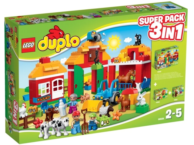 66525-1 Duplo Super Pack 3 in 1 (10521, 10522, 10525)