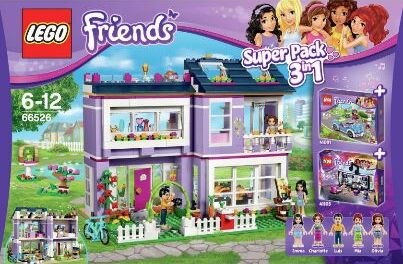 66526-1 Friends Super Pack 3 in 1 (41091, 41095, 41103)