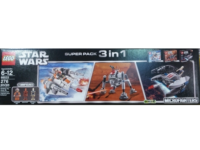 66533-1 Star Wars Super Pack 3 in 1 (75073, 75074, 75077)