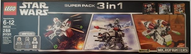 66534-1 Star Wars Super Pack 3 in 1 (75072, 75075, 75076)