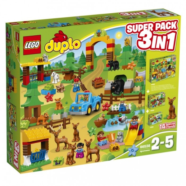 66538-1 Duplo Forest Super Pack 3 in 1 (10581, 10582, 10584)