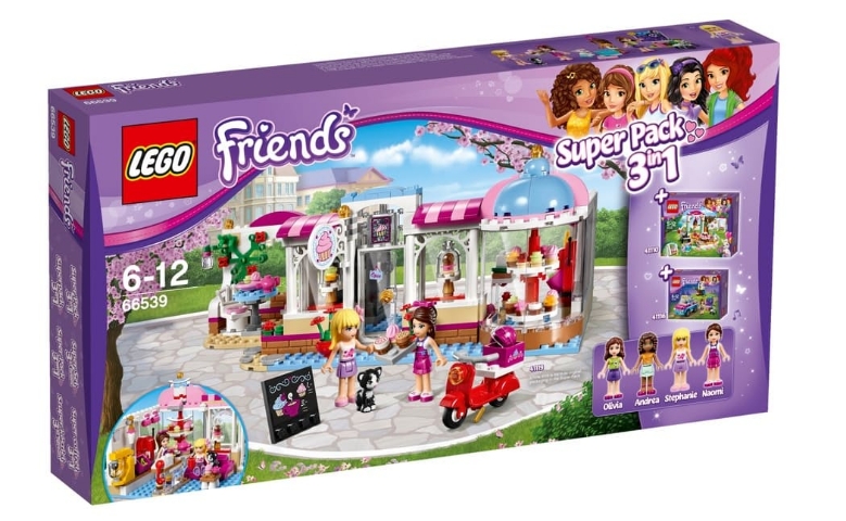 66539-1 Friends Super Pack 3 in 1 (41110, 41116, 41119)