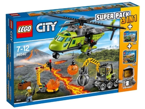 66540-1 City Super Pack 3 in 1 (60121, 60122, 60123)