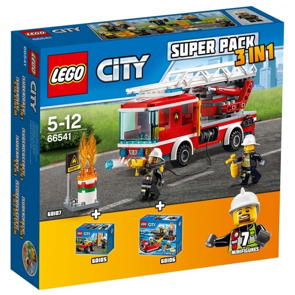 66541-1 City Super Pack 3 in 1 (60105, 60106, 60107)