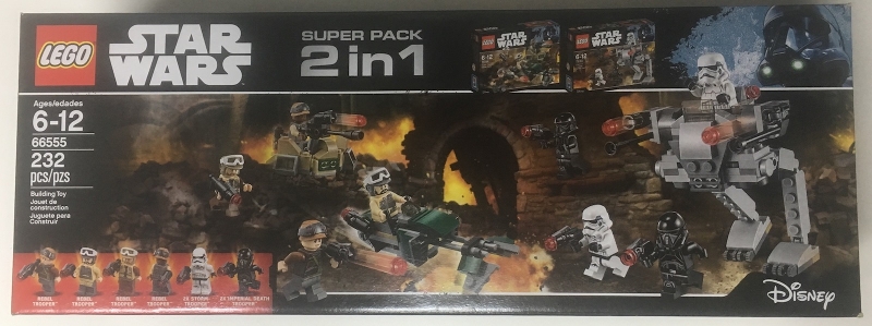 66555-1 Star Wars Super Pack 2 in 1 (75164, 75165)