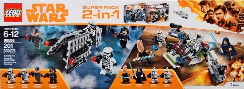 66596-1 Star Wars Super Pack 2 in 1 (75206, 75207)