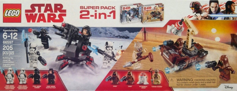 66597-1 Star Wars Super Pack 2 in 1 (75197, 75198)