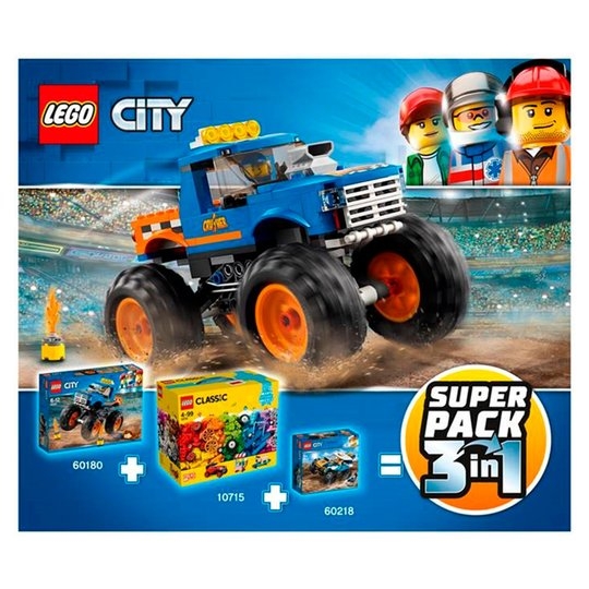 66615-1 Classic / City Super Pack 3 in 1 (10715, 60180, 60218)