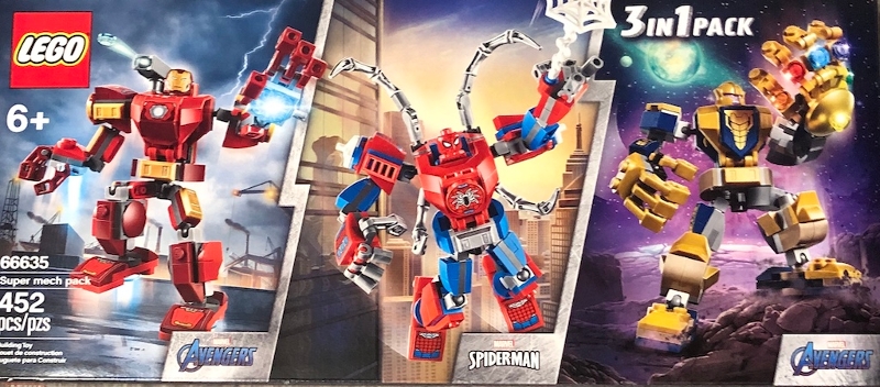 66635-1 Super mech pack 3 in 1 (76140, 76141, 76146)