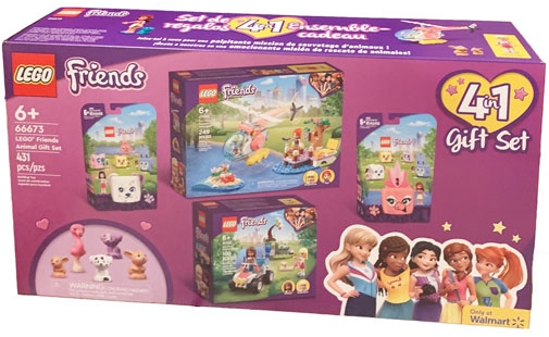 66673-1 Friends Animal Gift Set 4 in 1 (41442, 41662, 41663, 41692)