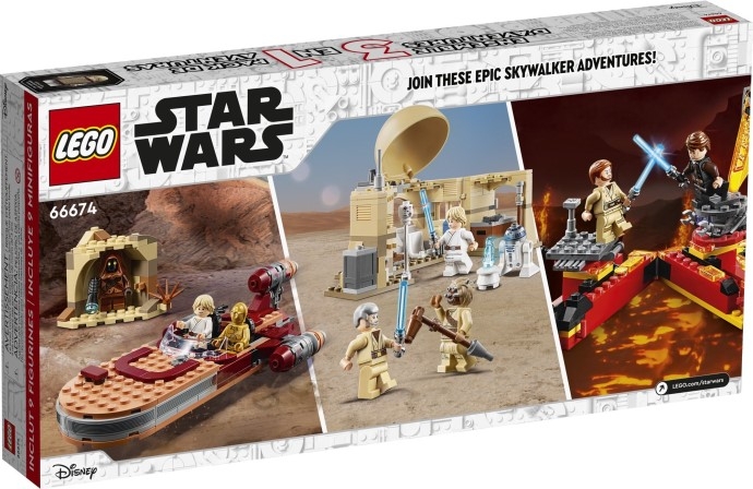 66674-1 Skywalker Adventures Pack 3 in 1 (75269, 75270, 75271)